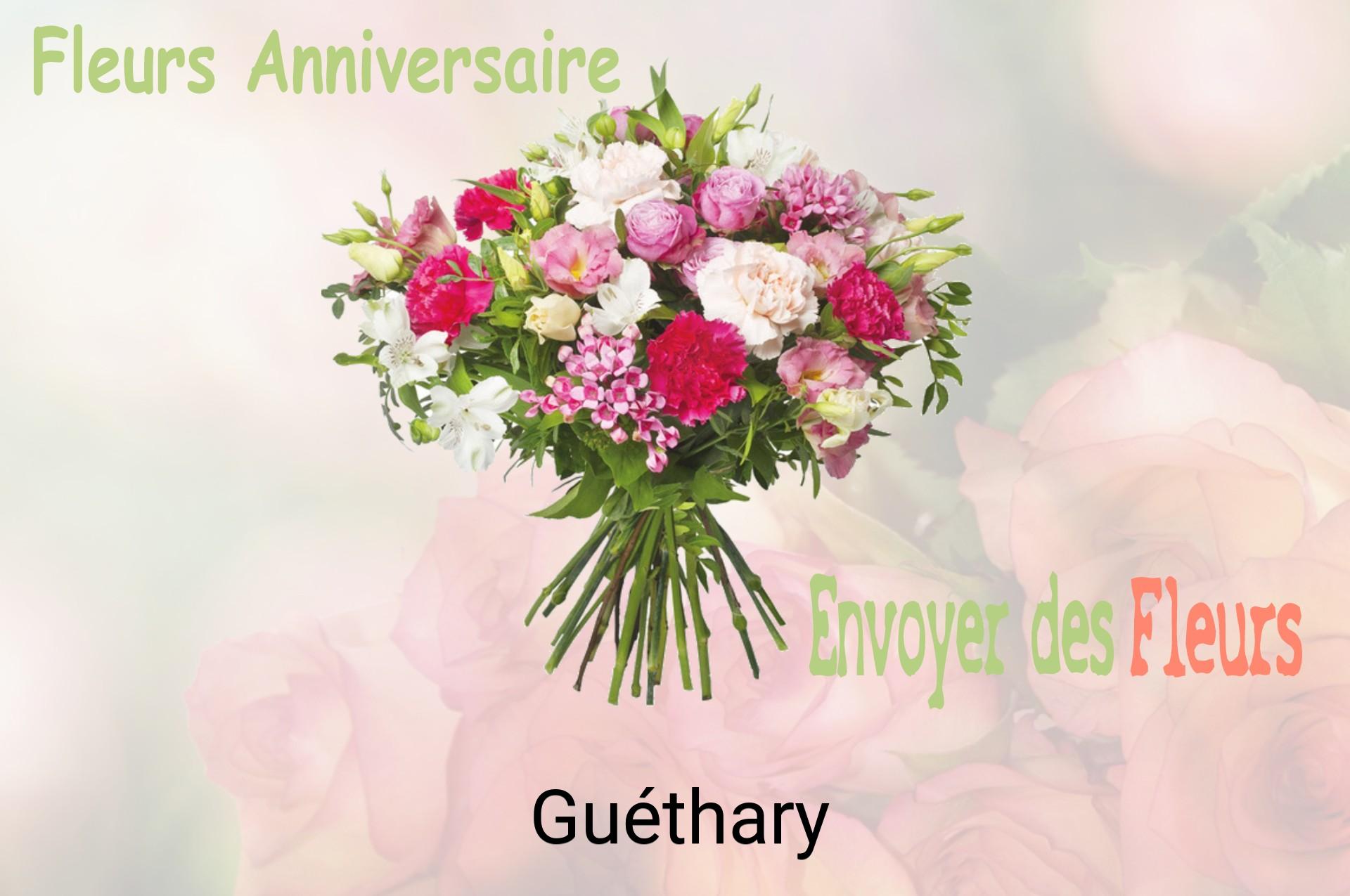 Bouquet de fleurs d’anniversaire livré à Guéthary